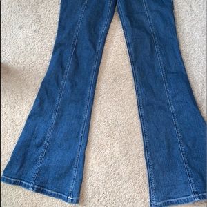 Express jeans bell flare